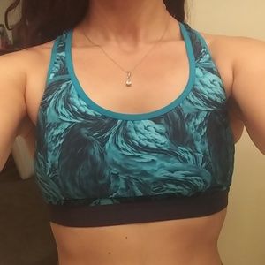 💥SOLD💥 Blue Floral Sports Bra